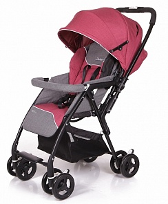 Коляска прогулочная Neo Plus с перекидной ручкой, бордовая (Jetem, JT002_Crimson 17)